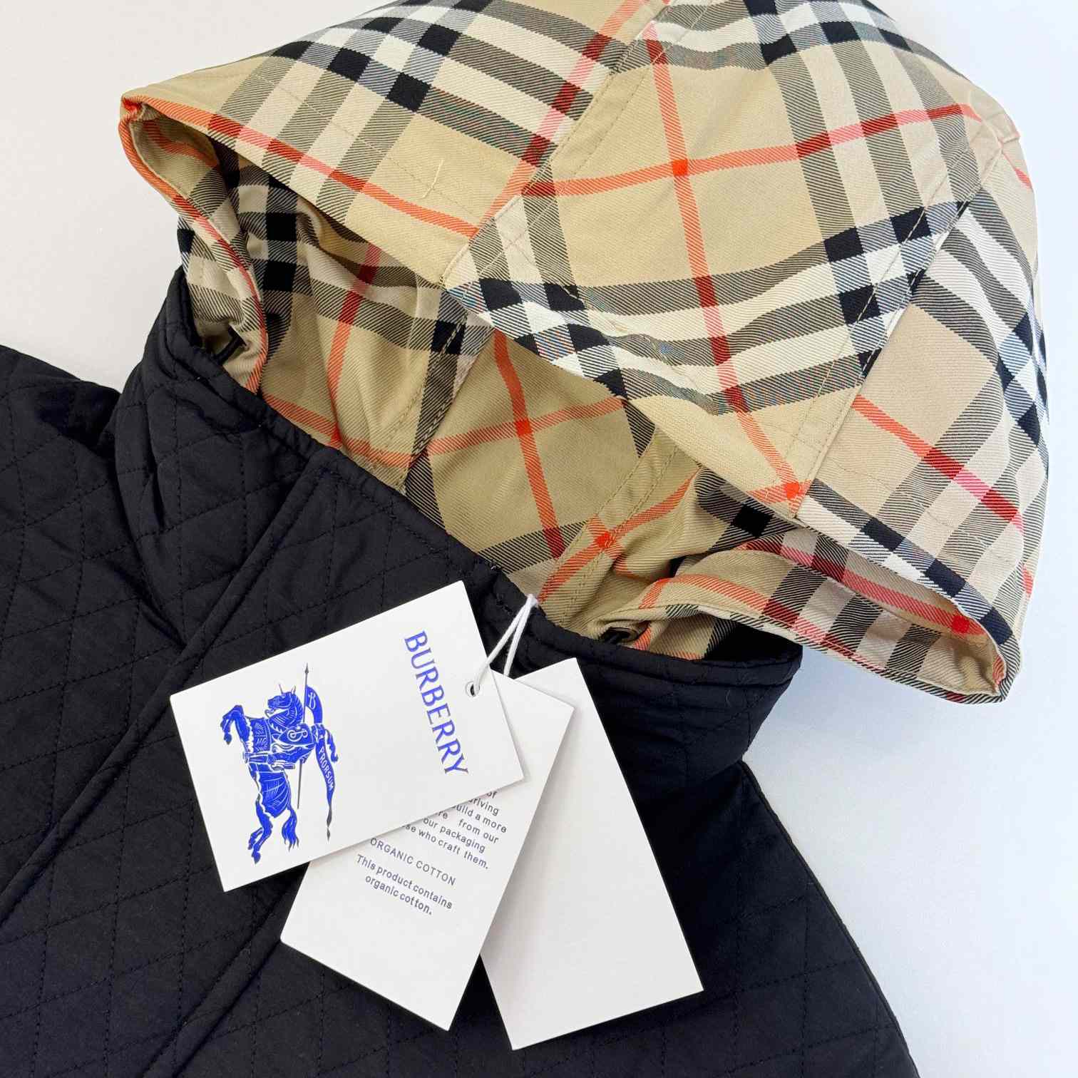 Burberry Check Hood Quilted Nylon Jacket - DesignerGu