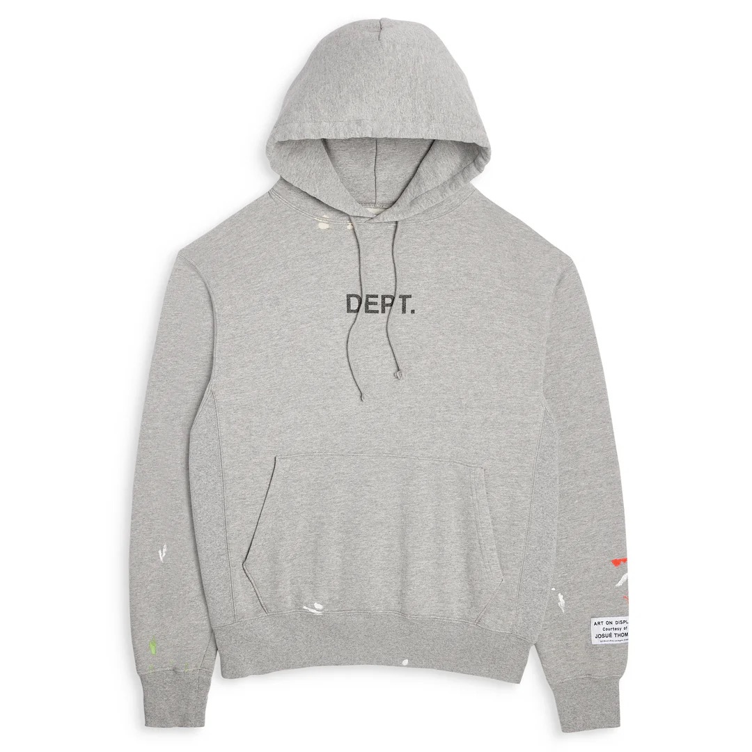 Gallery Dept.  Logo Painted Remke Hoodie - DesignerGu