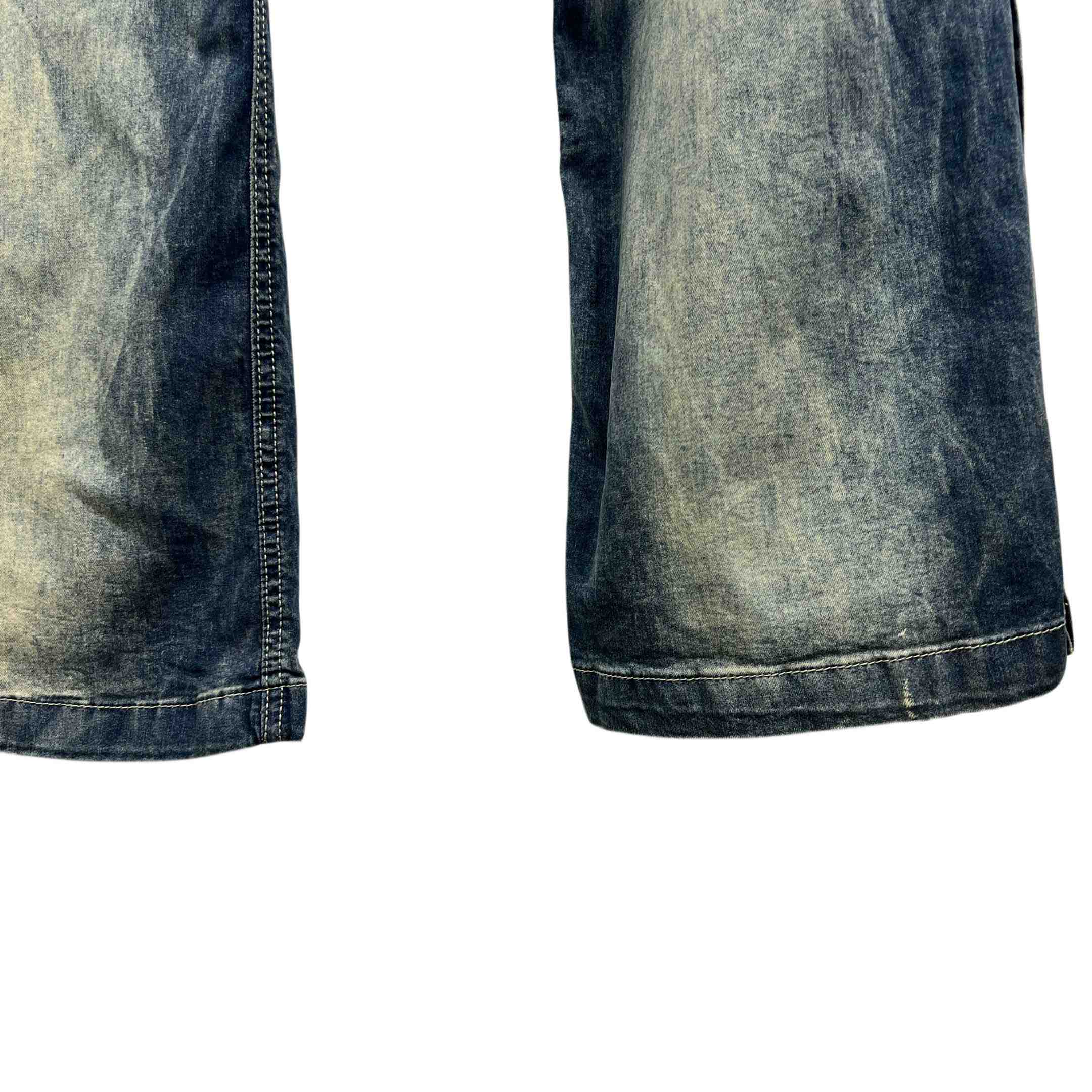 Rick Owens DRKSHDW Denim Hustler Pusher Pants - DesignerGu