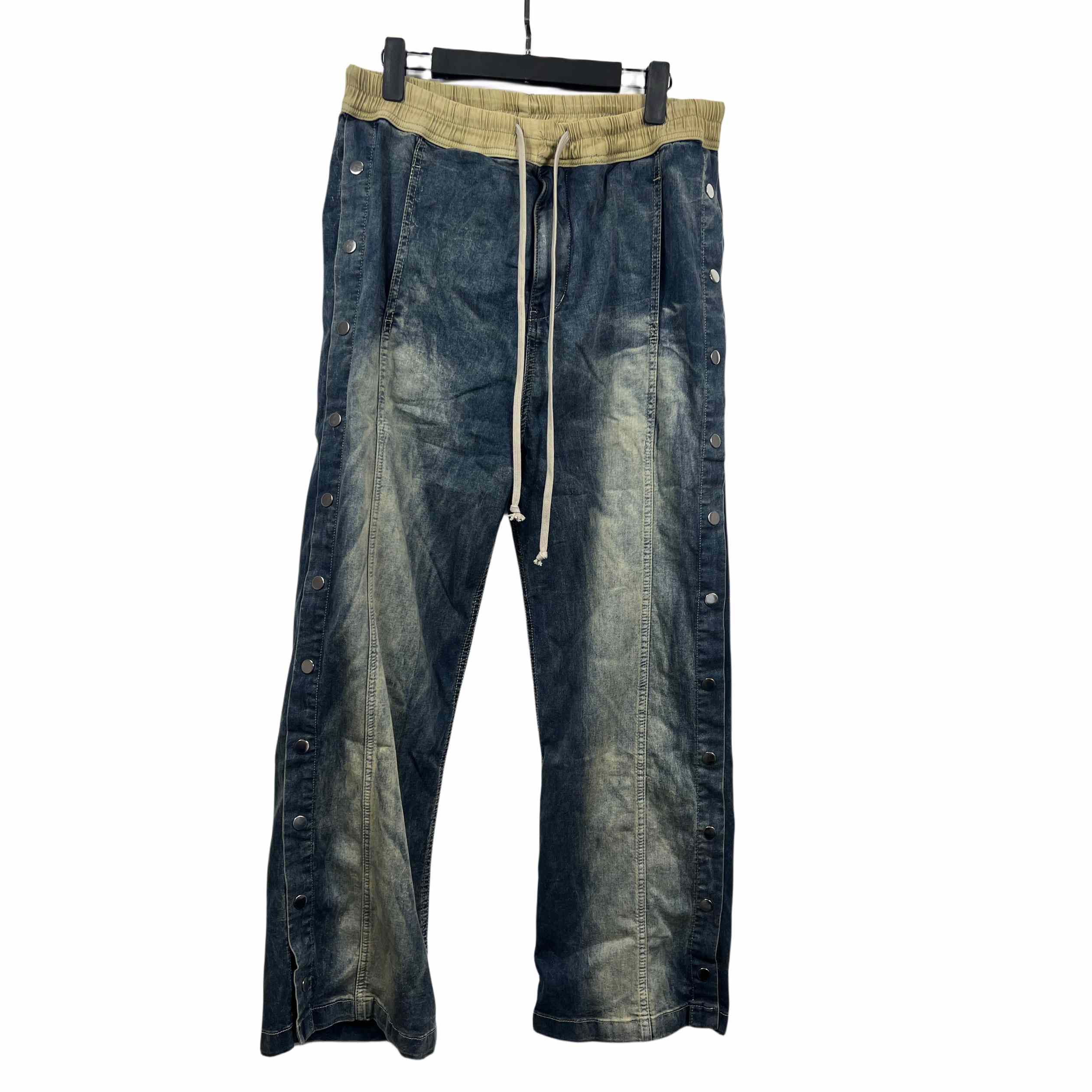 Rick Owens DRKSHDW Denim Hustler Pusher Pants - DesignerGu