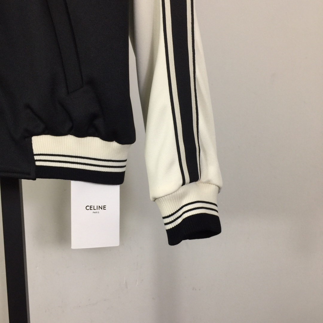 Celine Tracksuit Jacket In Double Face Jersey - DesignerGu