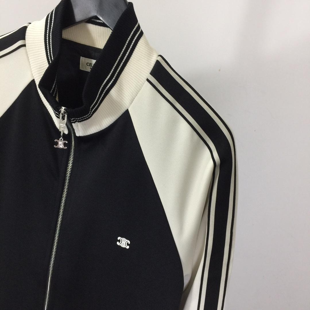 Celine Tracksuit Jacket In Double Face Jersey - DesignerGu