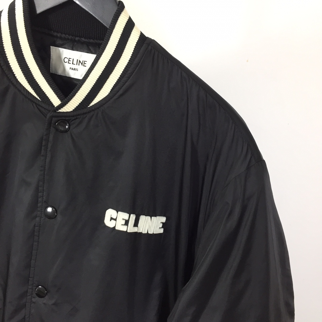 Celine Loose Teddy Jacket In Nylon  - DesignerGu