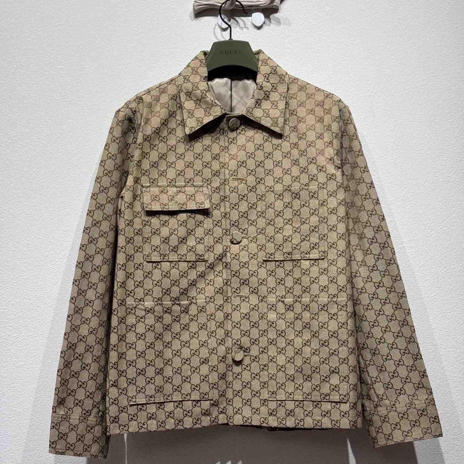 Gucci GG Mixed Cotton Jacket - DesignerGu