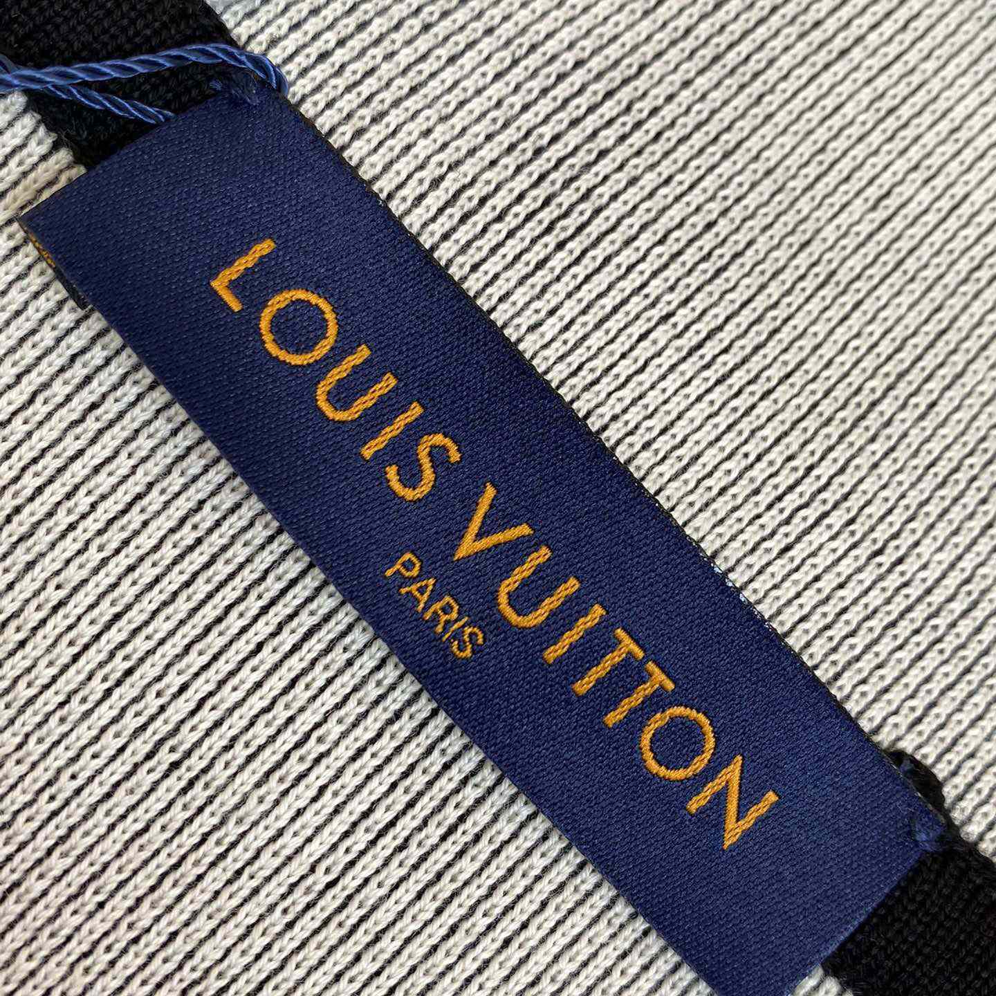 Louis Vuitton Graphic Intarsia Zipped Cotton Hoodie   1AFXKW - DesignerGu