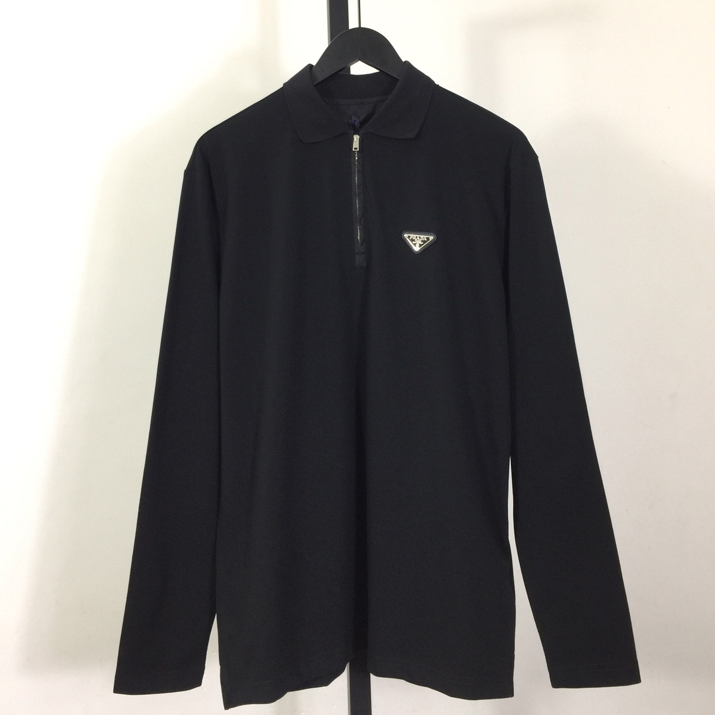 Prada Superfine Wool Polo Shirt - DesignerGu