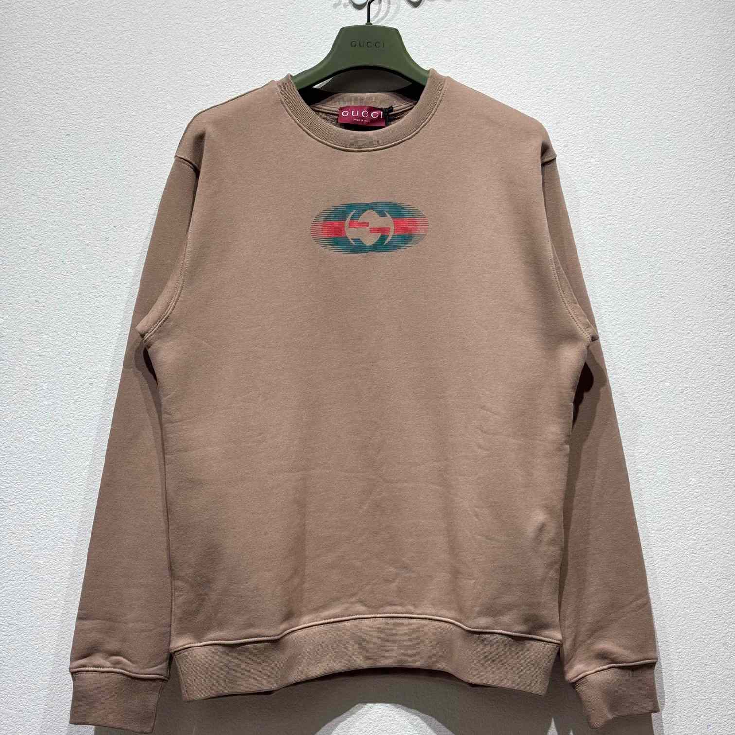 Gucci Cotton Sweatshirt With Logo - DesignerGu