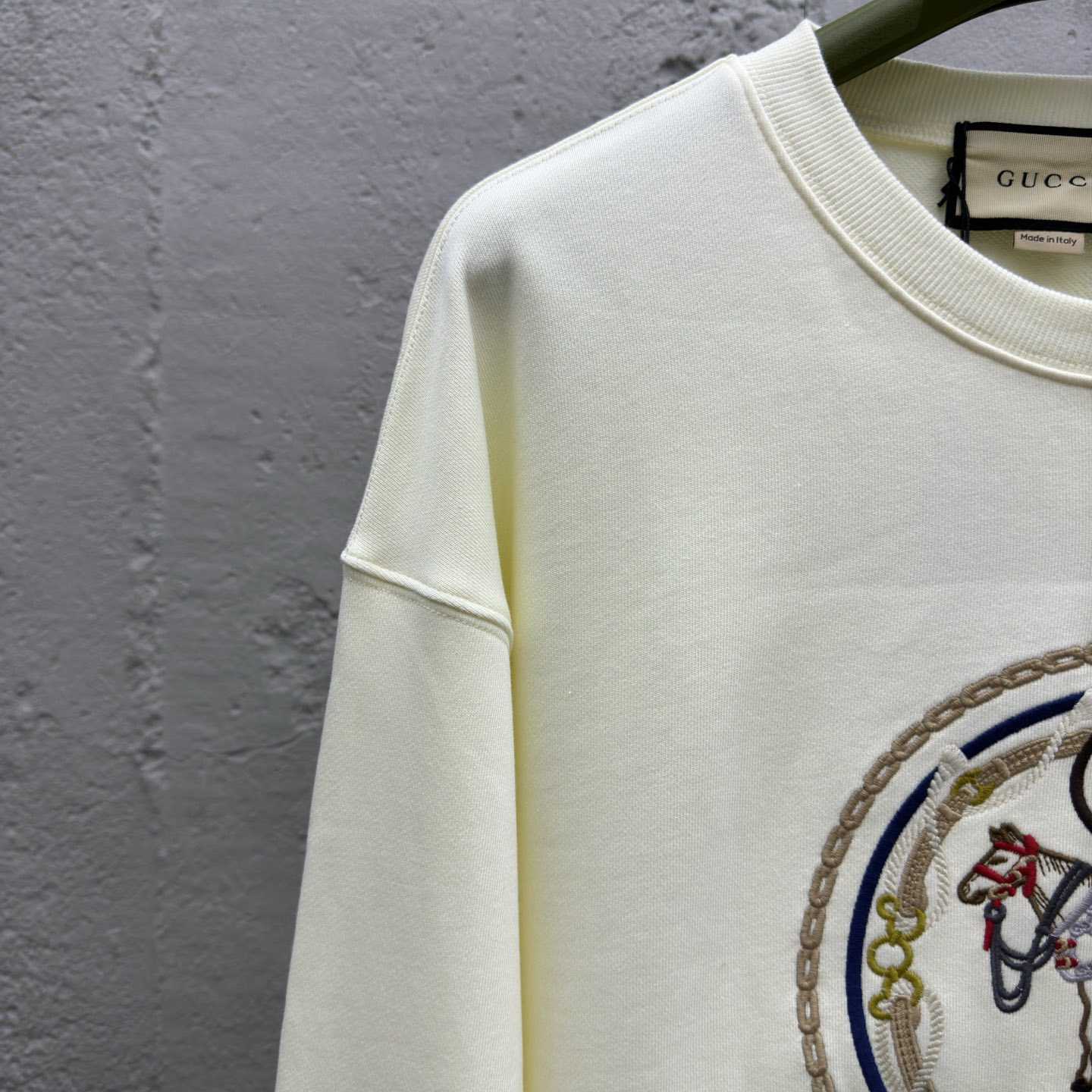 Gucci Cotton Jersey Sweatshirt With Embroidery - DesignerGu