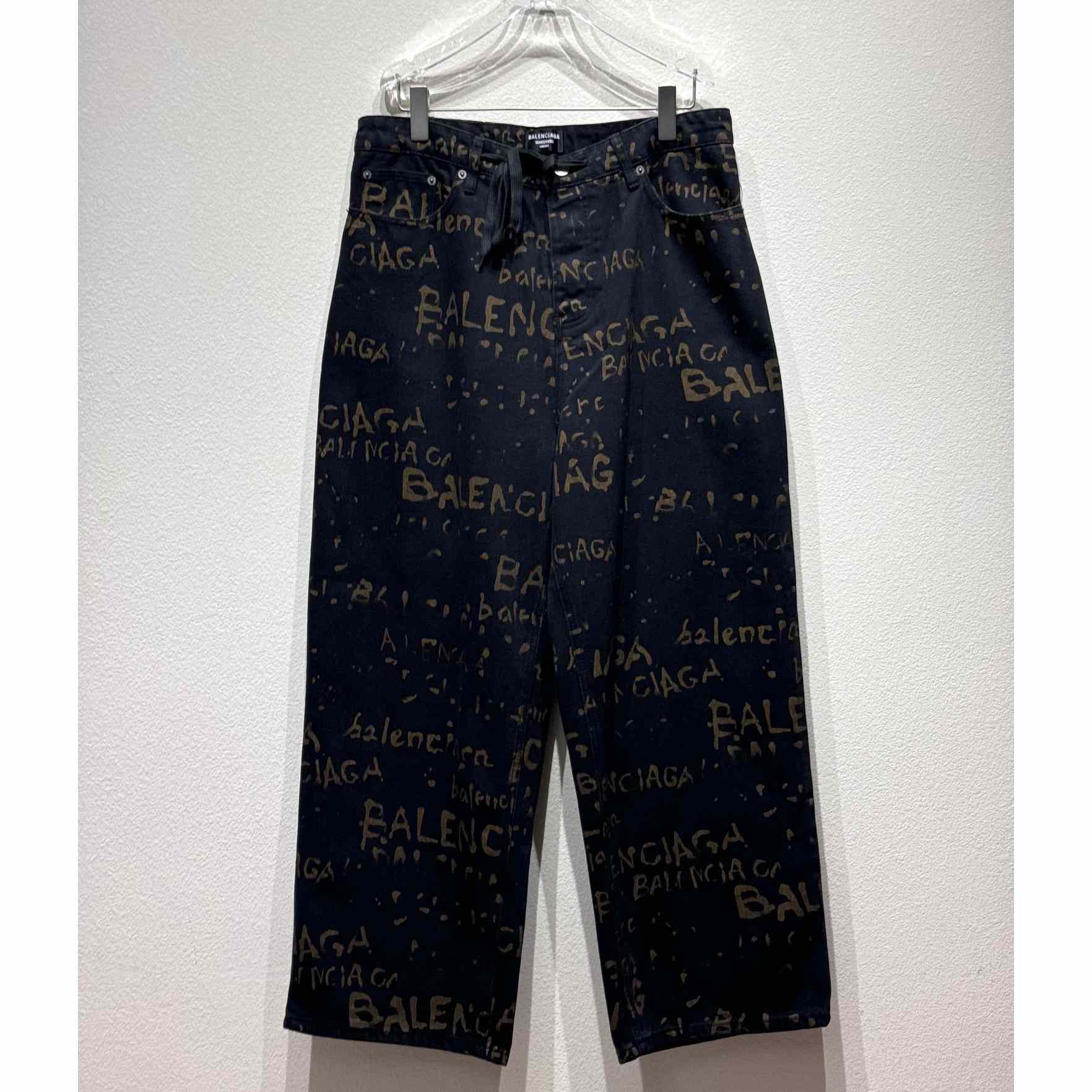 Balenciaga Bleachy Allover Jeans - DesignerGu