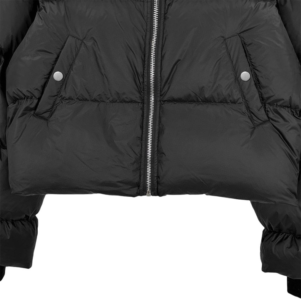 Rick Owens Black Porterville Turtle Down Jacket - DesignerGu