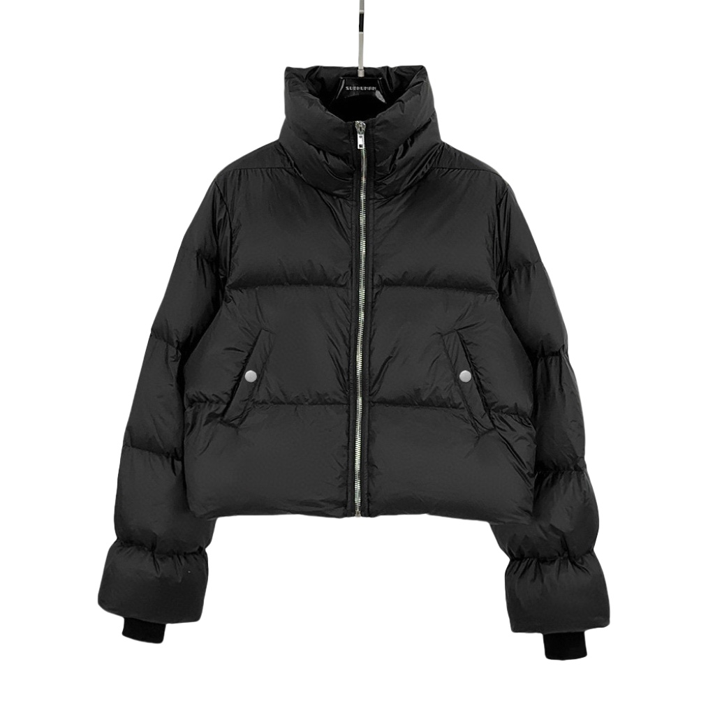 Rick Owens Black Porterville Turtle Down Jacket - DesignerGu