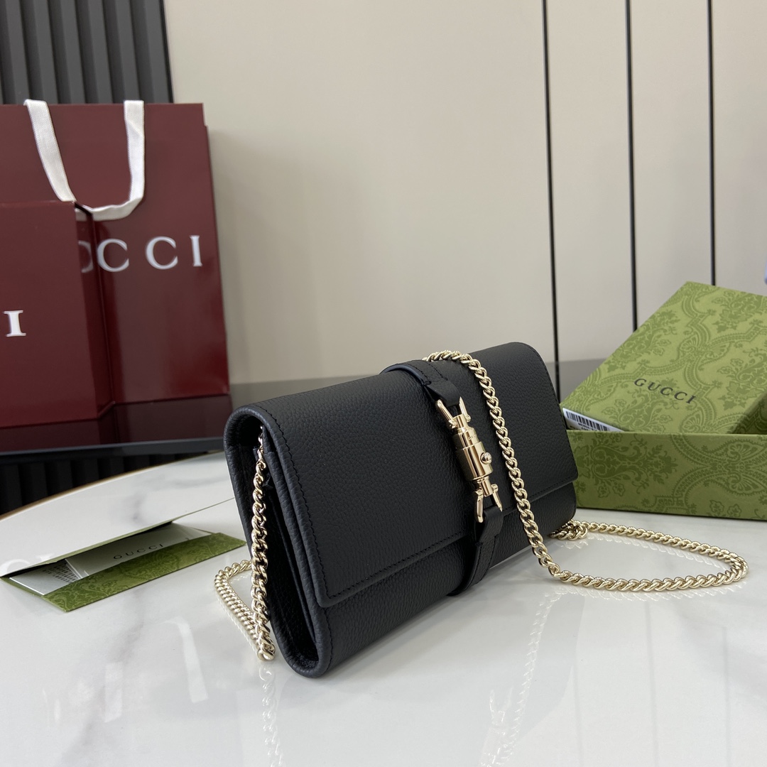 Gucci Jackie 1961 Chain Wallet - DesignerGu