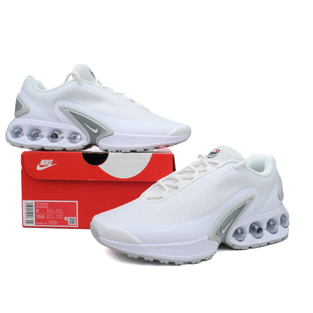 Air Max DN 'White Metallic Silver' Sneaker      DV3337-101  - DesignerGu