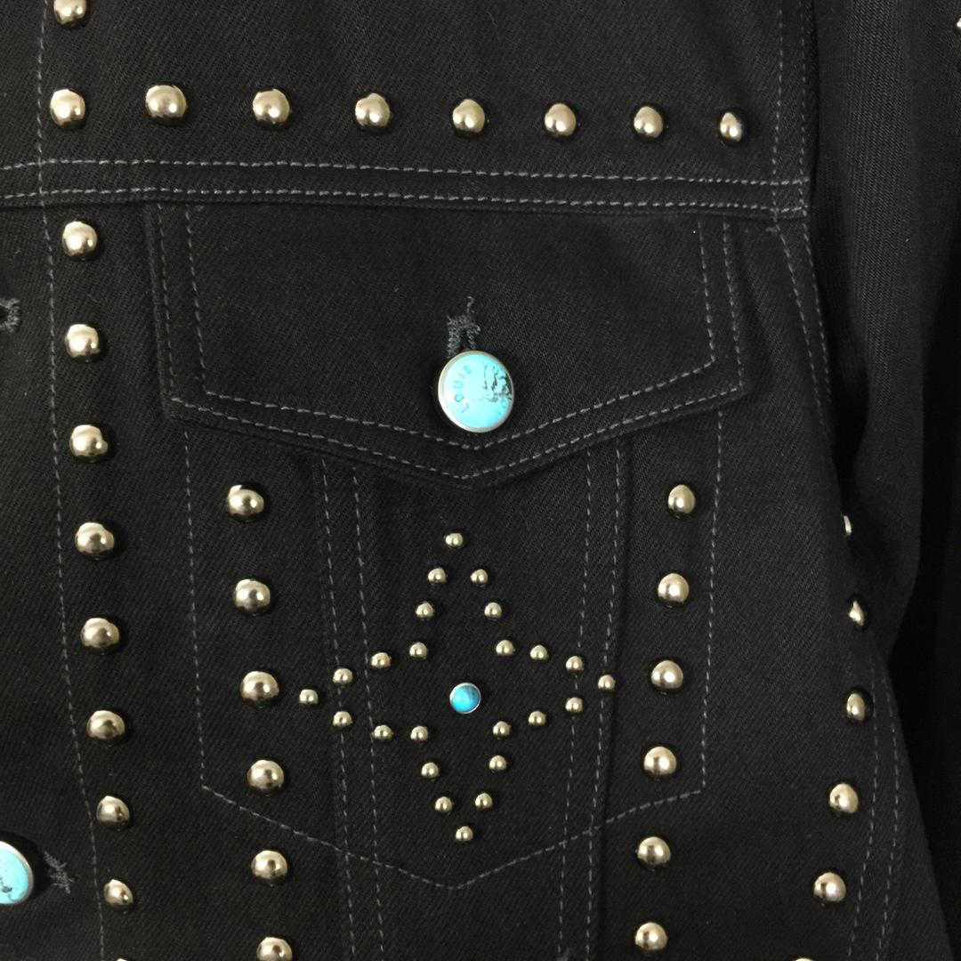 Louis Vuitton Embroidered Denim Jacket   1AFWX5 - DesignerGu