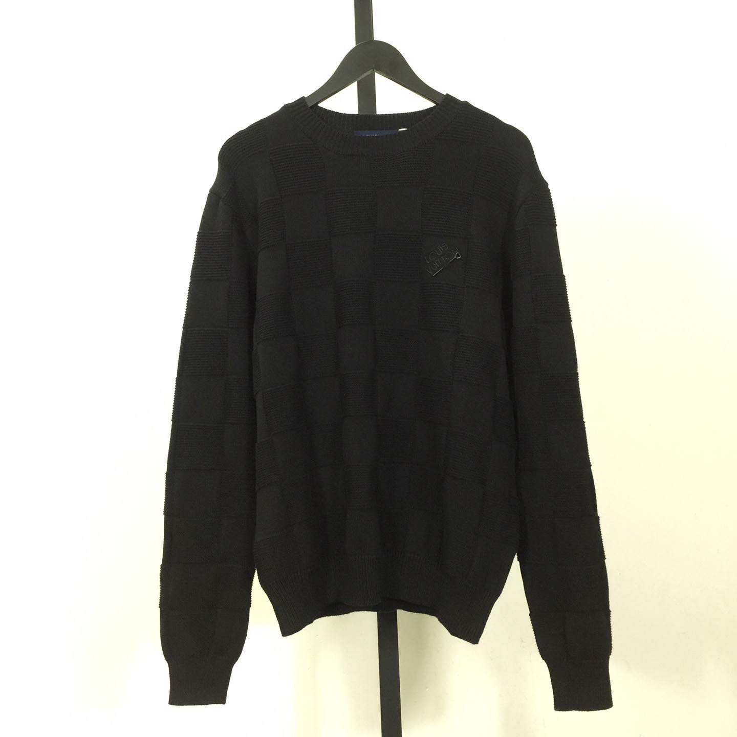 Louis Vuitton Damier Stitch Crewneck   1AA4MC - DesignerGu