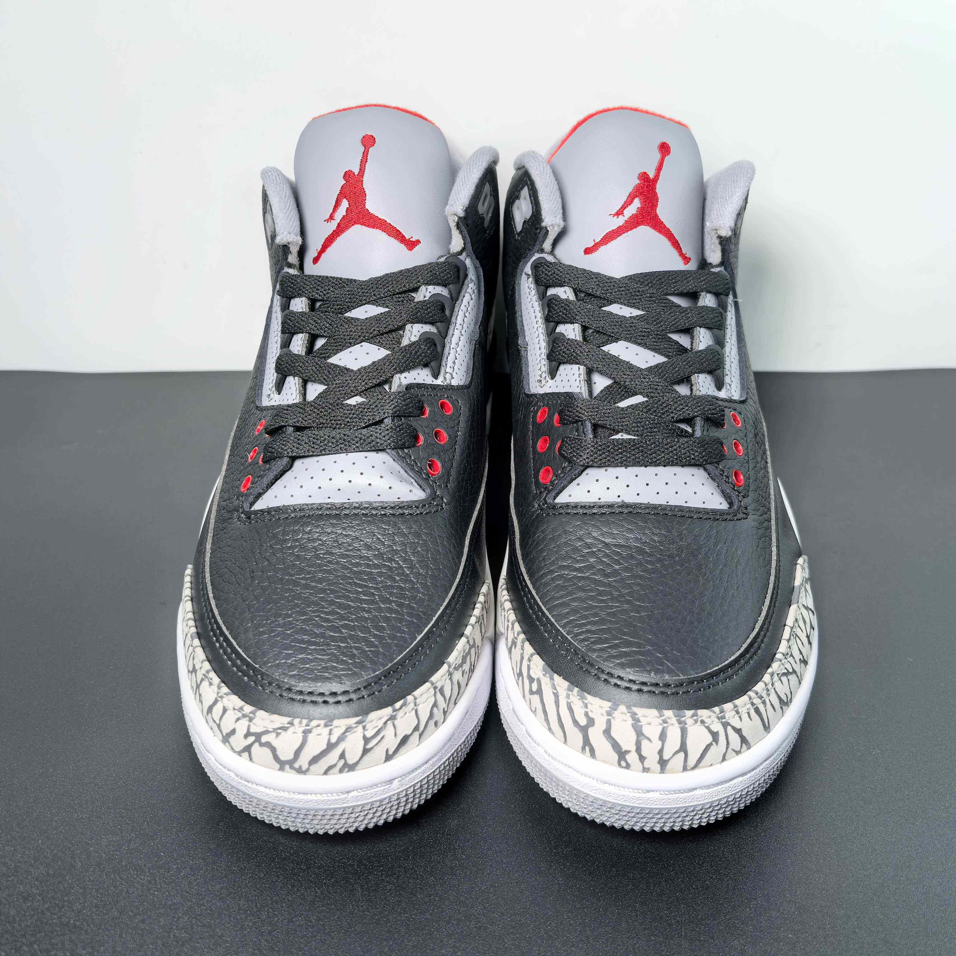 Air Jordan 3 OG “Black Cement Basketball Shoes     854262-001  - DesignerGu