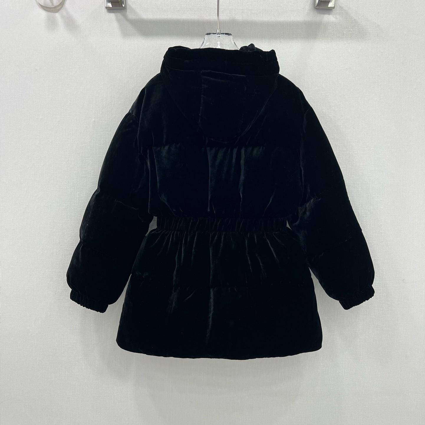 Prada Velvet Down Jacket - DesignerGu