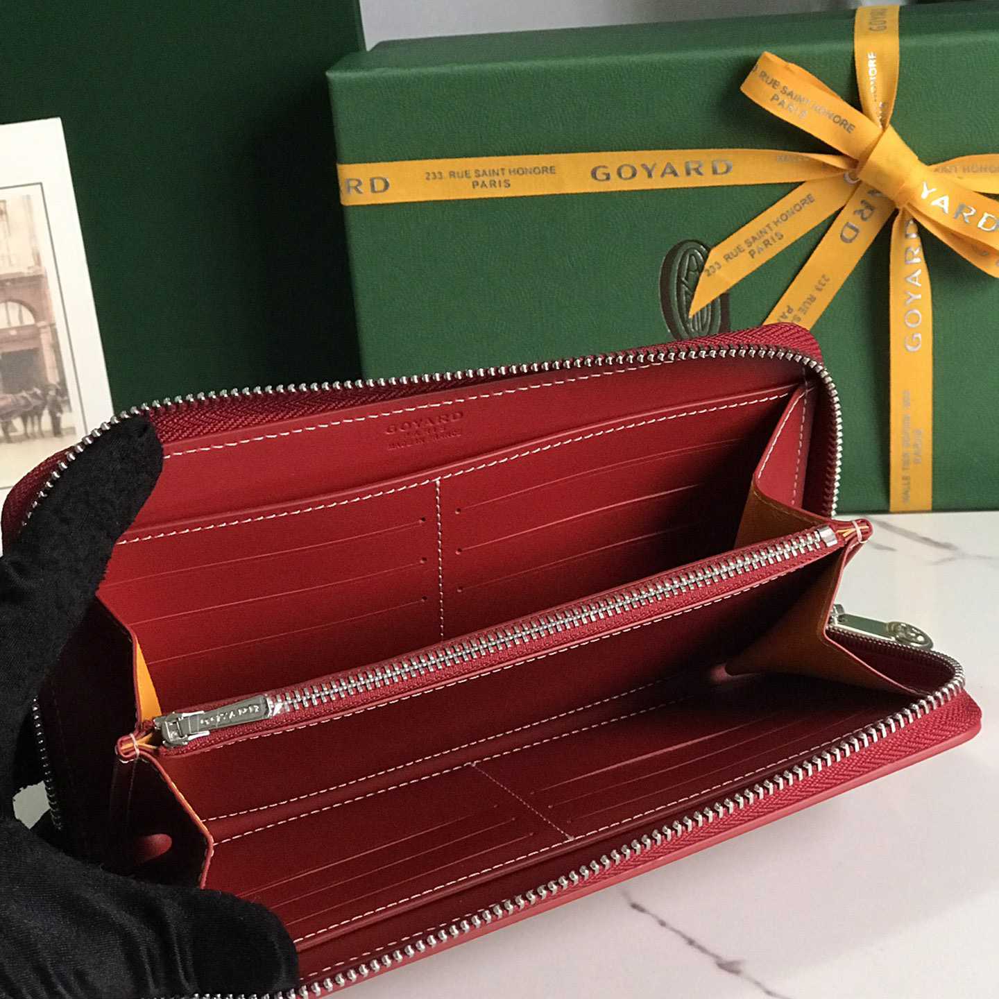 Goyard Matignon GM Wallet - DesignerGu