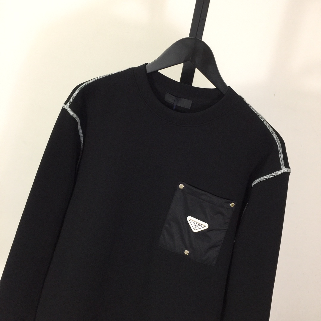 Prada Cotton Sweatshirt - DesignerGu