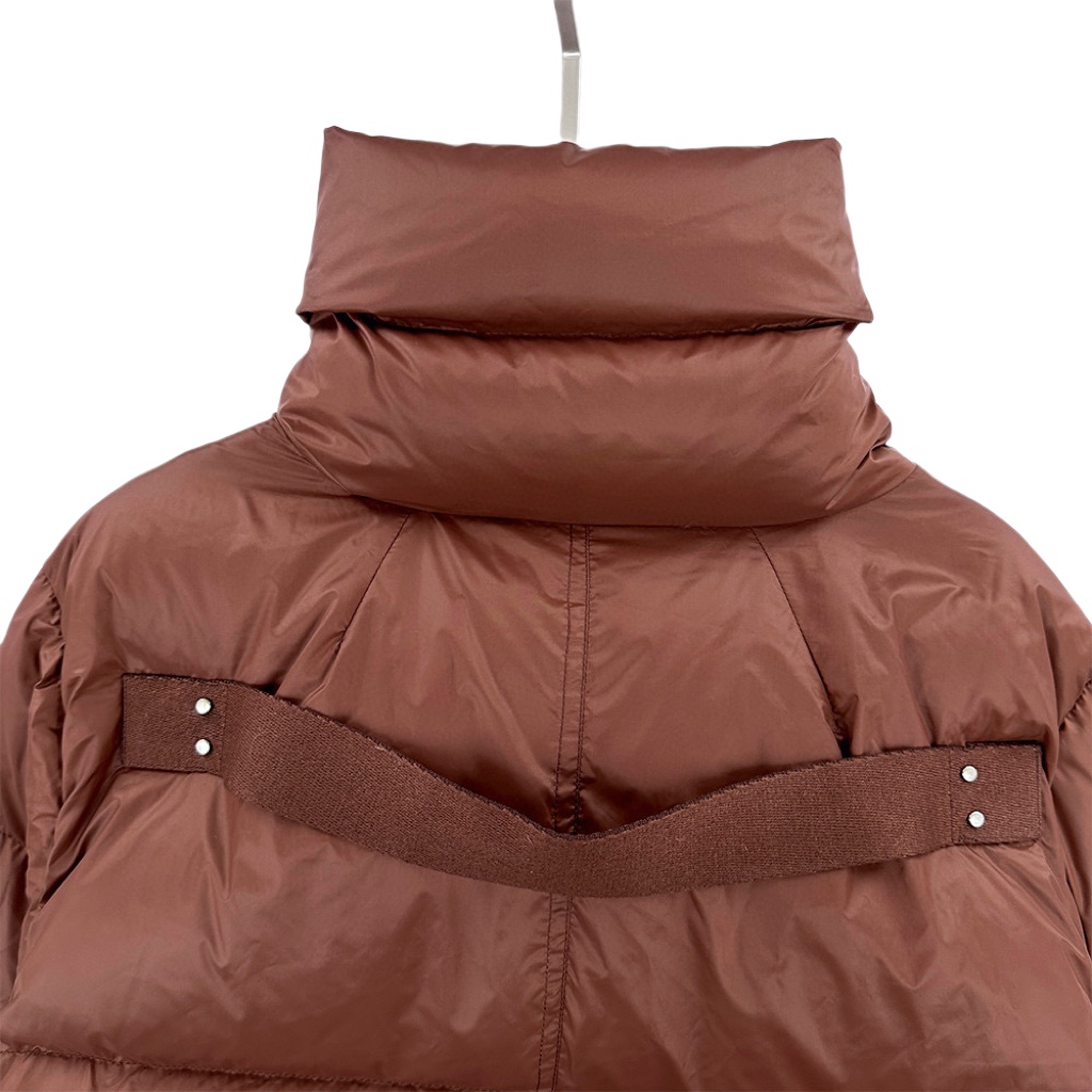 Rick Owens Brown Porterville Turtle Down Jacket - DesignerGu