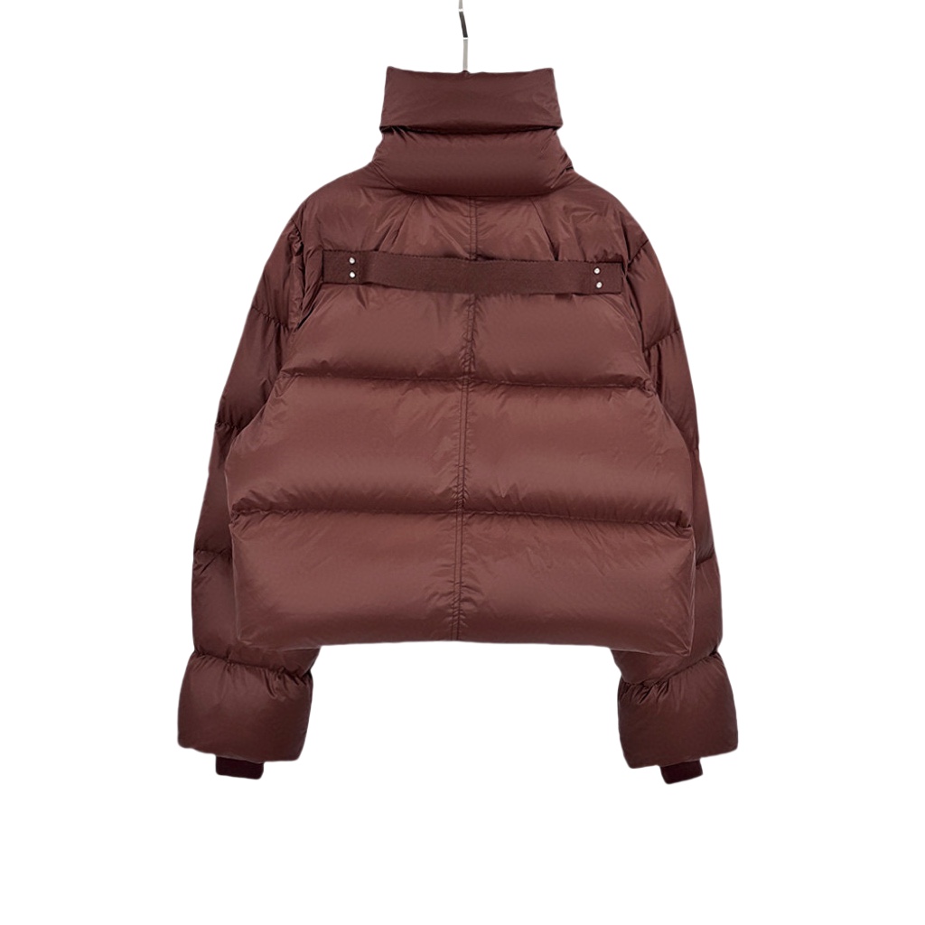 Rick Owens Brown Porterville Turtle Down Jacket - DesignerGu