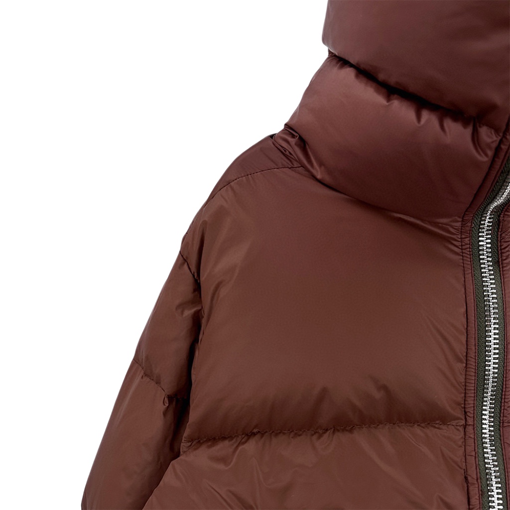 Rick Owens Brown Porterville Turtle Down Jacket - DesignerGu