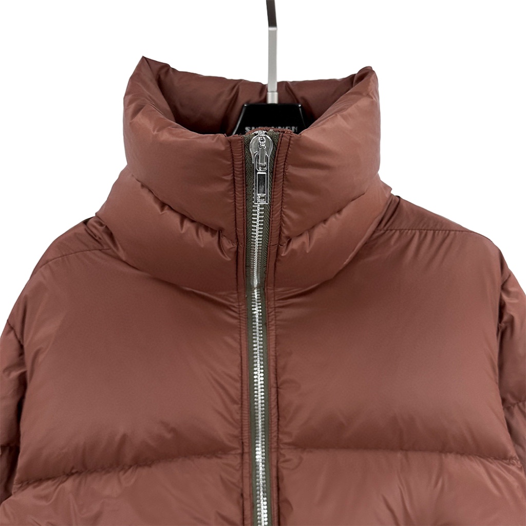 Rick Owens Brown Porterville Turtle Down Jacket - DesignerGu