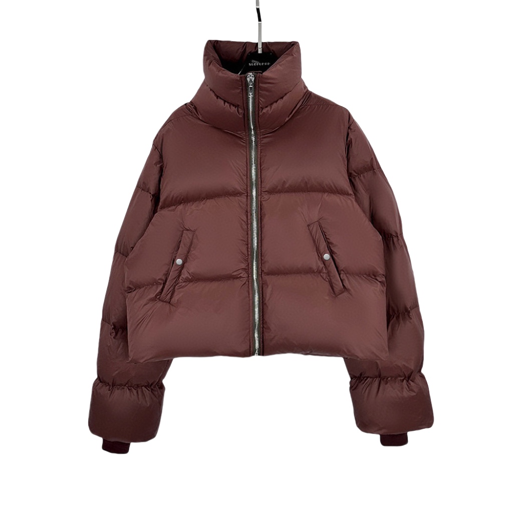 Rick Owens Brown Porterville Turtle Down Jacket - DesignerGu