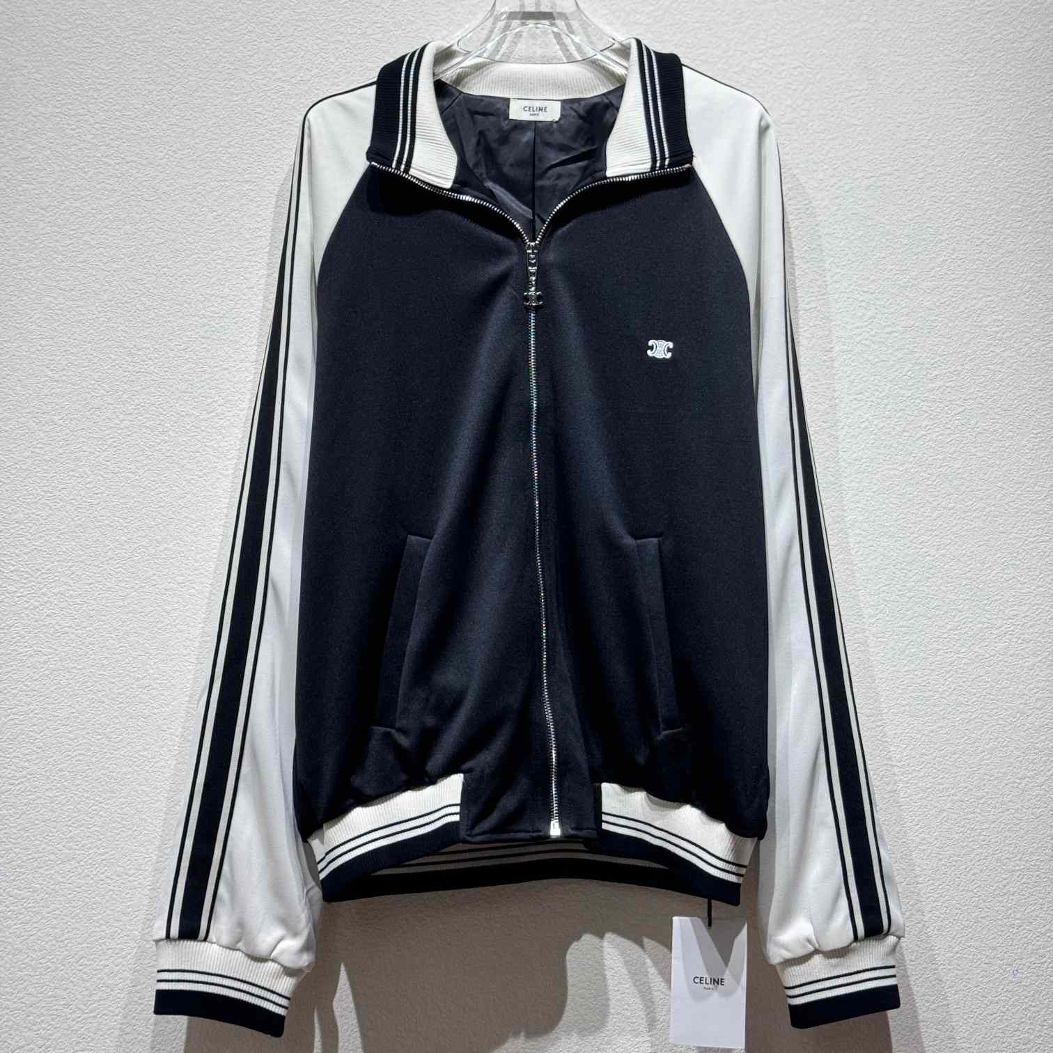 Celine Tracksuit Jacket In Double Face Jersey - DesignerGu