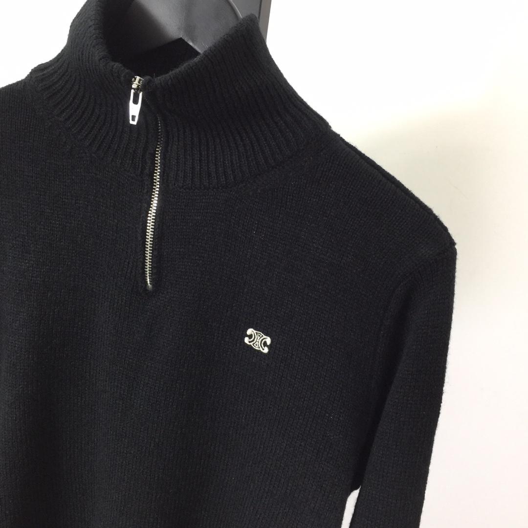 Celine Zip Sweater - DesignerGu