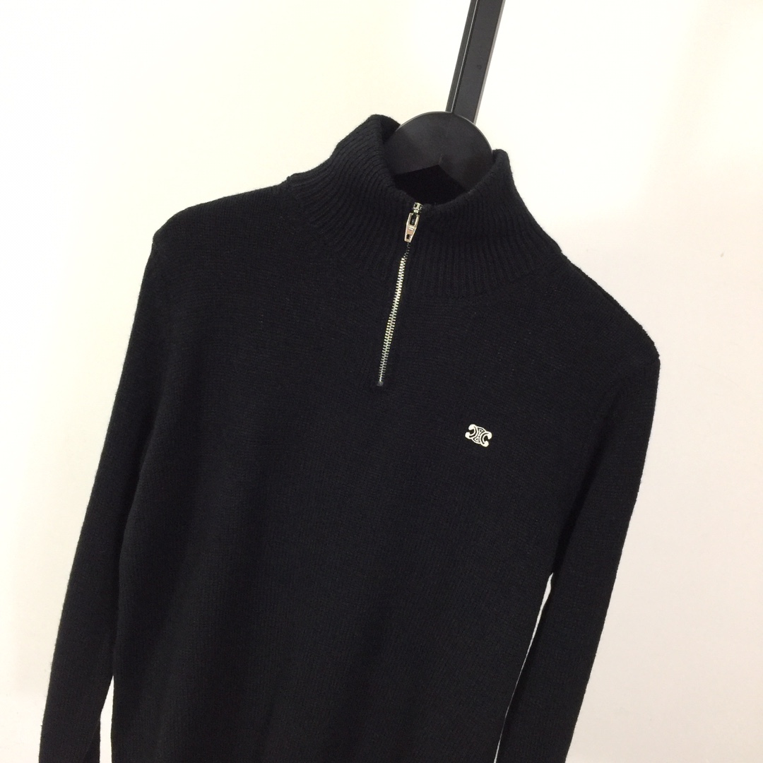 Celine Zip Sweater - DesignerGu