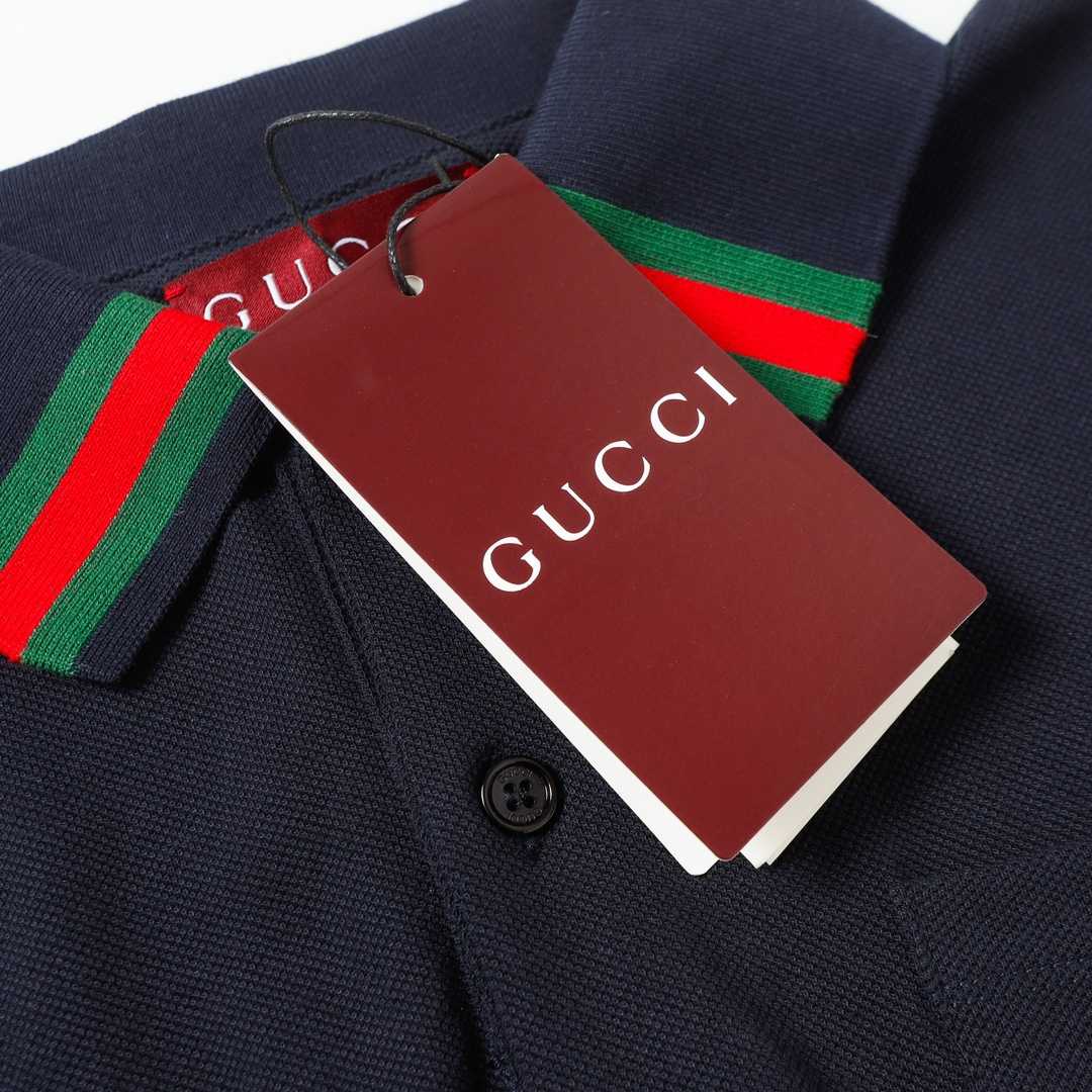 Gucci Cotton Polo Shirt With Web - DesignerGu