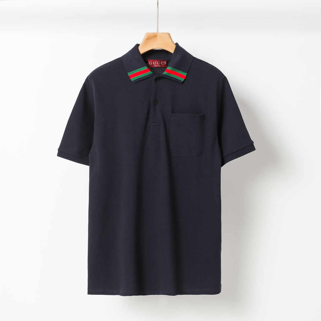 Gucci Cotton Polo Shirt With Web - DesignerGu