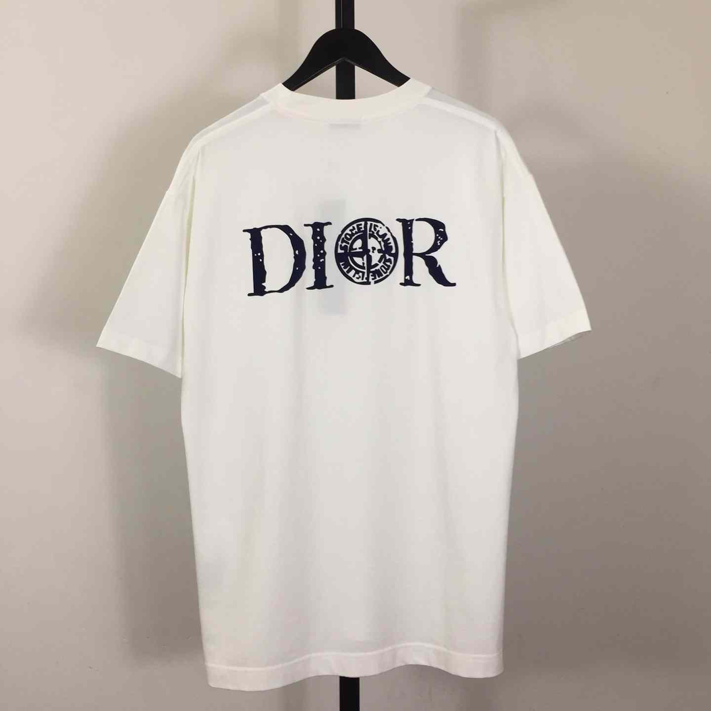 Dior And Stone Island T-Shirt - DesignerGu