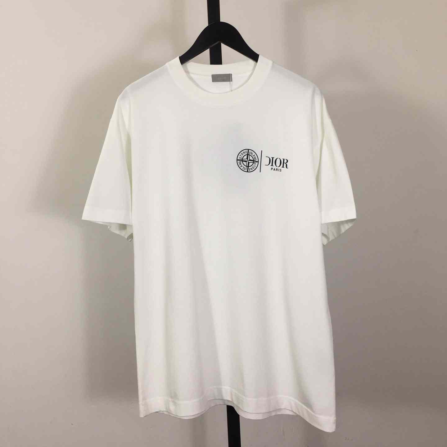 Dior And Stone Island T-Shirt - DesignerGu