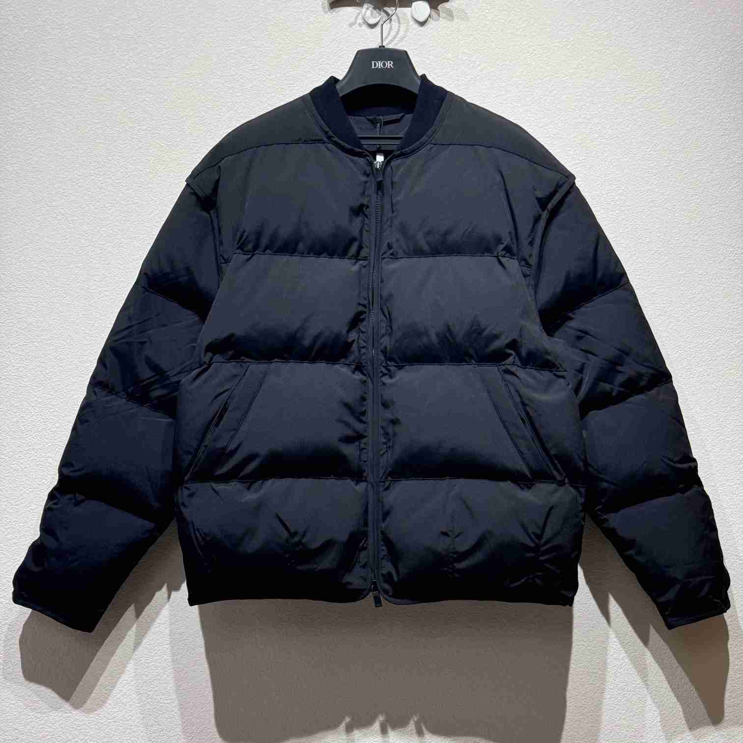 Dior AND LEWIS HAMILTON Puffer Jacket With Removable Sleeves  - DesignerGu