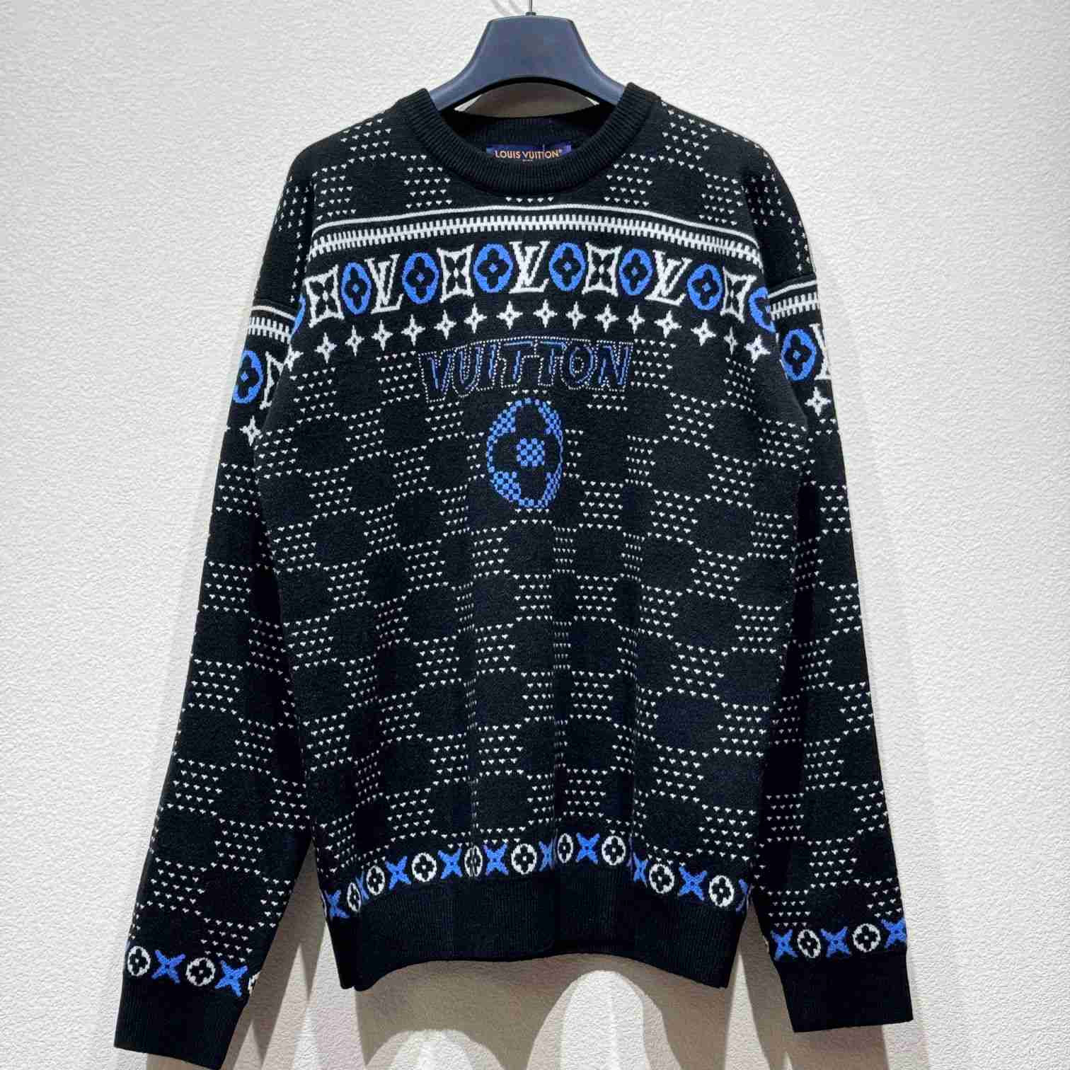 Louis Vuitton Jacquard Wool Pullover - DesignerGu