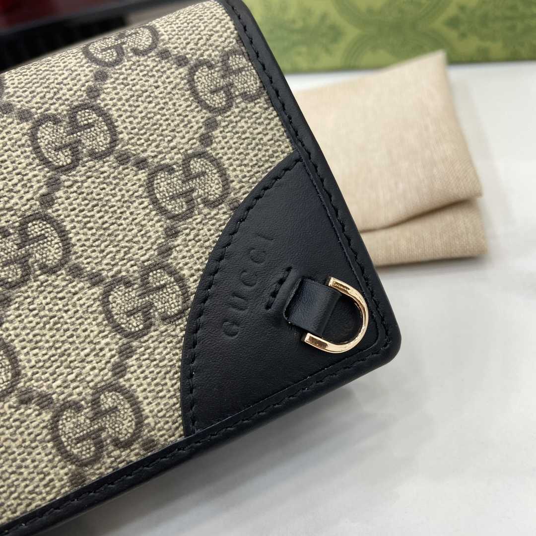 Gucci GG Emblem Mini Wallet - DesignerGu