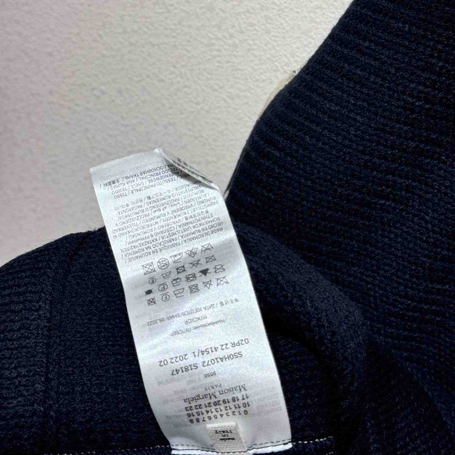 Maison Margiela – Wool Half-Zip Sweater - DesignerGu