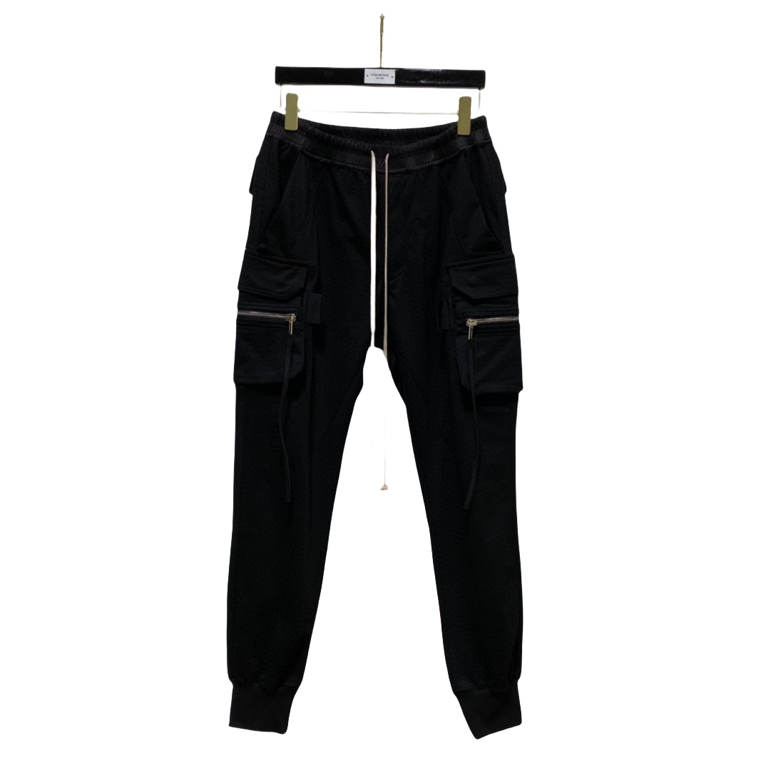 Rick Owens Cotton Jersey Tapered Pants - DesignerGu