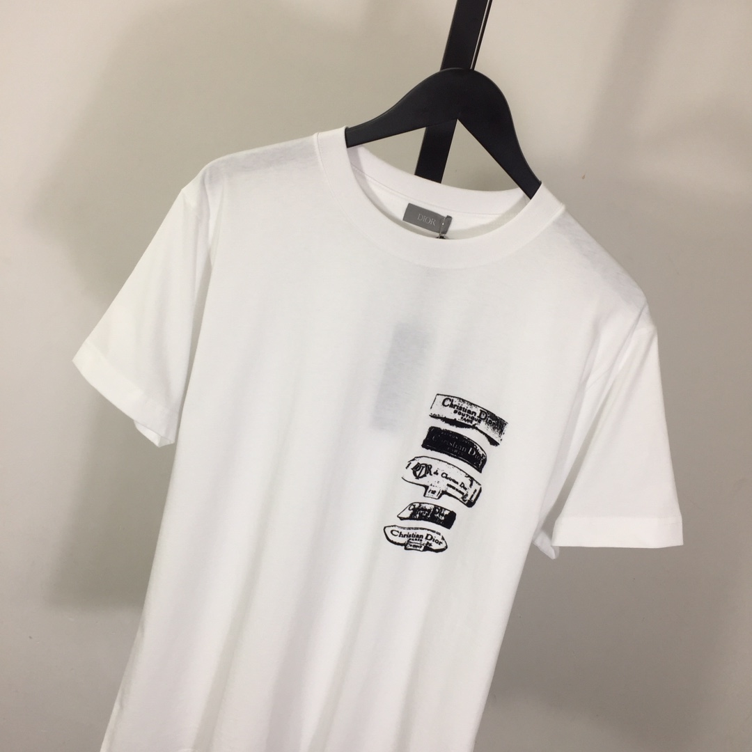 Dior Archives Labels T-Shirt, Relaxed Fit  - DesignerGu