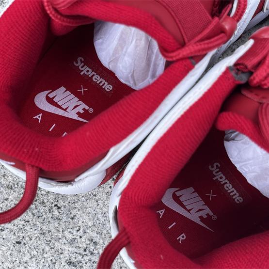 Supreme x Air More Uptempo “Red” Sneakers     902290-600  - DesignerGu