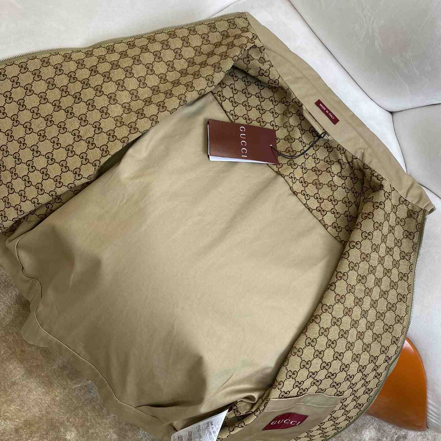 Gucci Cotton Twill Jacket With Web - DesignerGu