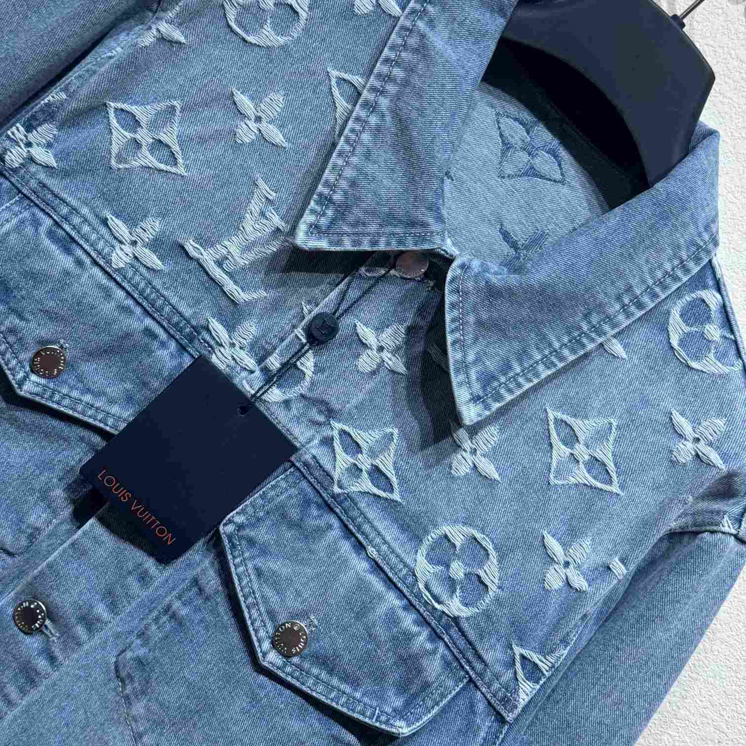 Louis Vuitton Denim Trucker Jacket  1AGING - DesignerGu