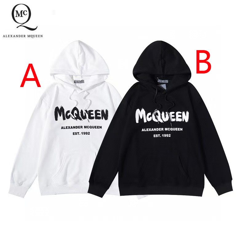 Alexander Mcqueen Cotton Hoodie - DesignerGu