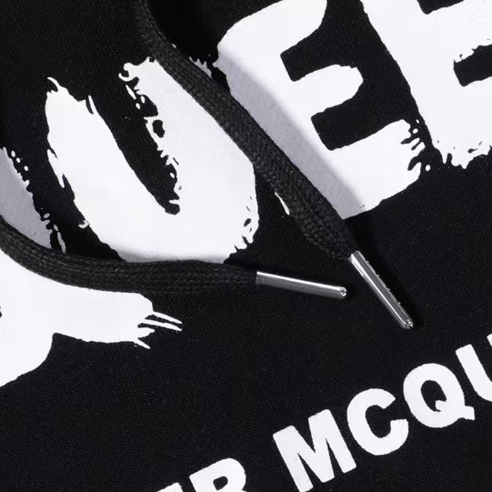 Alexander Mcqueen Cotton Hoodie - DesignerGu