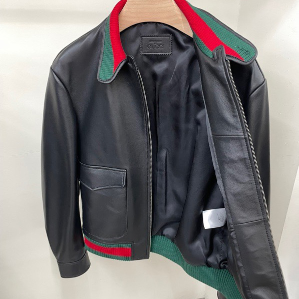 Gucci Leather Jacket - DesignerGu