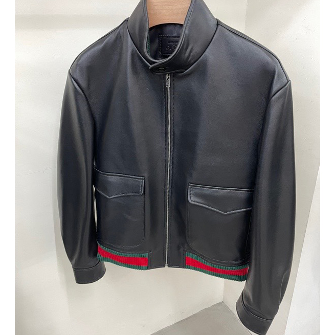 Gucci Leather Jacket - DesignerGu