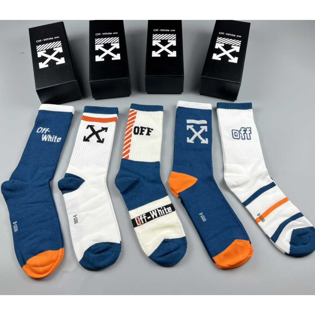 Off White Socks/Box - DesignerGu