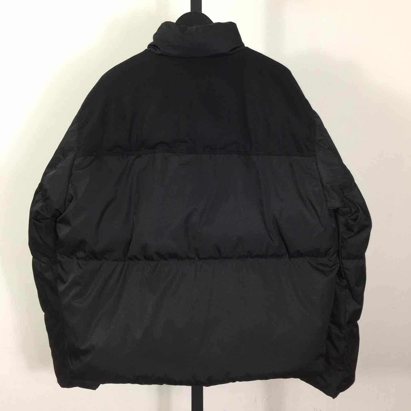 Prada Black Re-Nylon Down Jacket - DesignerGu